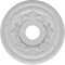 Ekena Millwork Baltimore Thermoformed PVC Ceiling Medallion (Fits Canopies up to 6 1/2"), 16"OD x 3 1/2"ID x 1"P CMP16BA - alternate 2
